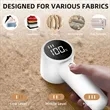 Electric Portable Sweater Defuzzer with Digital LED Display | https://www.bestnamebadges.com