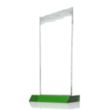 Oakwood Award - Green | https://www.bestnamebadges.com
