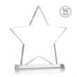 Chippendale Star Award - Clear | https://www.bestnamebadges.com