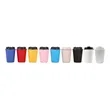 Plastic Coffee Cups with Resealable Lid | https://www.bestnamebadges.com