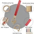 Microfiber Leather Wristlet Keychain | https://www.bestnamebadges.com