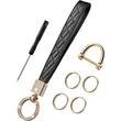 Microfiber Leather Wristlet Keychain | https://www.bestnamebadges.com