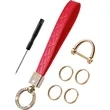 Microfiber Leather Wristlet Keychain | https://www.bestnamebadges.com