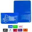 3" W x 2-1/4"H Fold Over Wallet Style Colorful Vinyl Pouch | https://www.bestnamebadges.com
