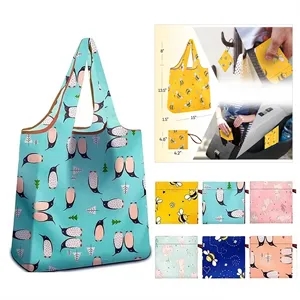 Polyester Reusable Grocery Tote Bag