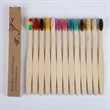 Natural Bamboo Toothbrush With Case | https://www.bestnamebadges.com