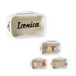 Travel Essentials Makeup Bag | https://www.bestnamebadges.com