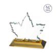 Maple Leaf Award - Amber | https://www.bestnamebadges.com