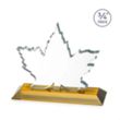 Maple Leaf Award - Amber | https://www.bestnamebadges.com