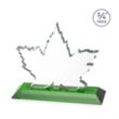 Maple Leaf Award - Green | https://www.bestnamebadges.com