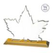 Maple Leaf VividPrint™ Award - Amber | https://www.bestnamebadges.com