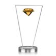 Jervis Gemstone Award - Amber | https://www.bestnamebadges.com