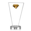 Jervis Gemstone Award - Amber | https://www.bestnamebadges.com
