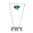 Jervis Gemstone Award - Emerald | https://www.bestnamebadges.com