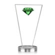 Jervis Gemstone Award - Emerald | https://www.bestnamebadges.com