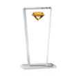 Regina Gemstone Award - Amber | https://www.bestnamebadges.com