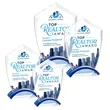 Pullman VividPrint™ Award - Blue | https://www.bestnamebadges.com
