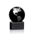 Marcana Globe Award - Black/Silver | https://www.bestnamebadges.com