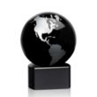 Marcana Globe Award - Black/Silver | https://www.bestnamebadges.com