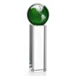 Luz Globe Award - Green/Silver | https://www.bestnamebadges.com