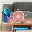 360 Gegree Rotatable Desktop Fan by USB Plug In | https://www.bestnamebadges.com