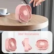 360 Gegree Rotatable Desktop Fan by USB Plug In | https://www.bestnamebadges.com