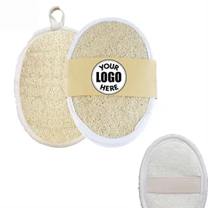 4 Pack Natural Loofah Exfoliating Body Scrubber