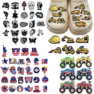 1Inch PVC Shoe Charm Customized Company Logo