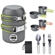 6pcs Camping Lightweight Cookware Kit | https://www.bestnamebadges.com