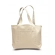 Canvas Small Deluxe Tote Bag | https://www.bestnamebadges.com