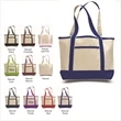 Canvas Small Deluxe Tote Bag | https://www.bestnamebadges.com