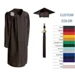 Graduation Gown Cap Tassel Set for High School and Bachelor | https://www.bestnamebadges.com