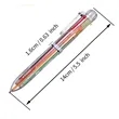 6-Color Retractable Ballpoint Pens | https://www.bestnamebadges.com