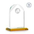 Blake Globe Award - Amber | https://www.bestnamebadges.com
