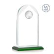 Blake Globe Award - Green | https://www.bestnamebadges.com