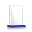 Leighton Liquid Crystal™  Award - Blue | https://www.bestnamebadges.com