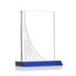 Leighton Liquid Crystal™  Award - Blue | https://www.bestnamebadges.com