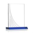 Leighton Liquid Crystal™  Award - Blue | https://www.bestnamebadges.com