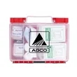 86pc OSHA Compliant First Aid Kit in Clear Hard Case | https://www.bestnamebadges.com