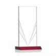 Seaford Liquid Crystal™ Award - Red | https://www.bestnamebadges.com