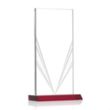 Seaford Liquid Crystal™ Award - Red | https://www.bestnamebadges.com