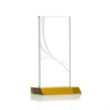 Keane Liquid Crystal™ Award - Amber | https://www.bestnamebadges.com