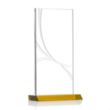 Keane Liquid Crystal™ Award - Amber | https://www.bestnamebadges.com