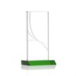 Keane Liquid Crystal™ Award - Green | https://www.bestnamebadges.com