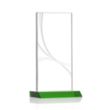 Keane Liquid Crystal™ Award - Green | https://www.bestnamebadges.com