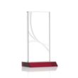 Keane Liquid Crystal™ Award - Red | https://www.bestnamebadges.com