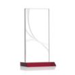 Keane Liquid Crystal™ Award - Red | https://www.bestnamebadges.com