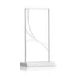 Keane Liquid Crystal™ Award - White | https://www.bestnamebadges.com
