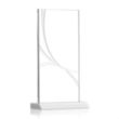 Keane Liquid Crystal™ Award - White | https://www.bestnamebadges.com