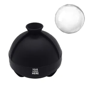 Silicone Single Sphere Whiskey Ice Mold with Cover